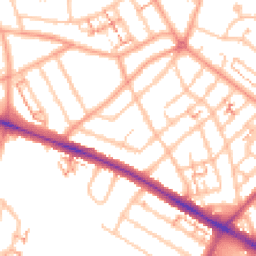 Daytime road noise heatmap for CV6 1DH