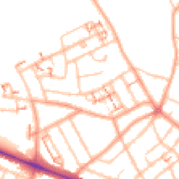 Daytime road noise heatmap for CV6 1GB