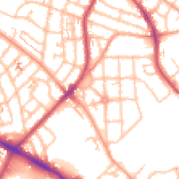 Daytime road noise heatmap for CV6 1HP