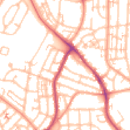 Daytime road noise heatmap for CV6 1JF