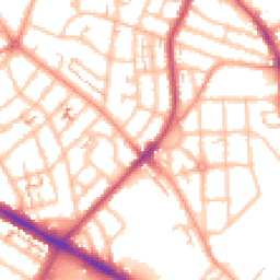 Daytime road noise heatmap for CV6 1JG