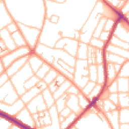 Daytime road noise heatmap for CV6 1LF