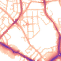 Daytime road noise heatmap for CV6 1LH
