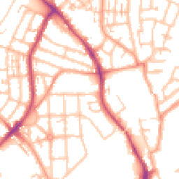 Daytime road noise heatmap for CV6 1LZ