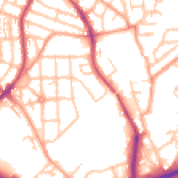 Daytime road noise heatmap for CV6 1NQ