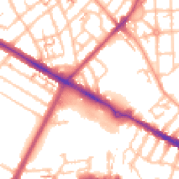 Daytime road noise heatmap for CV6 1QA