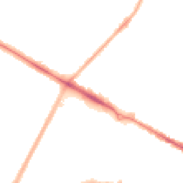 Night-time road noise heatmap for CV6 1QA
