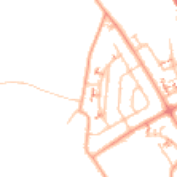 Daytime road noise heatmap for CV6 2AL