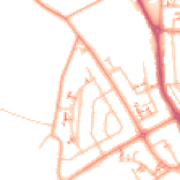 Daytime road noise heatmap for CV6 2BF