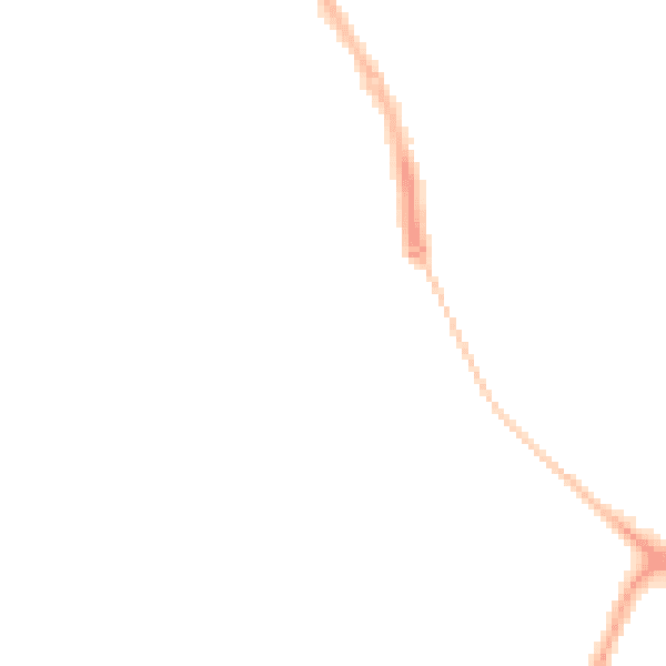 Night-time road noise heatmap for CV6 2DH