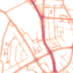 Daytime road noise heatmap for CV6 2EE