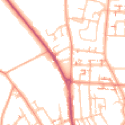 Daytime road noise heatmap for CV6 2EP