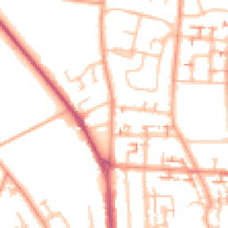 Daytime road noise heatmap for CV6 2FL