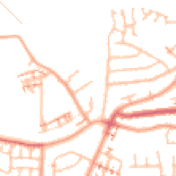 Daytime road noise heatmap for CV6 2GG