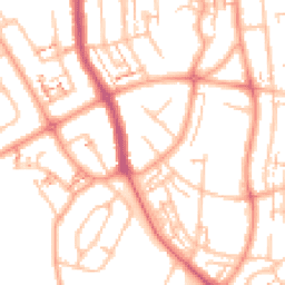 Daytime road noise heatmap for CV6 2JZ
