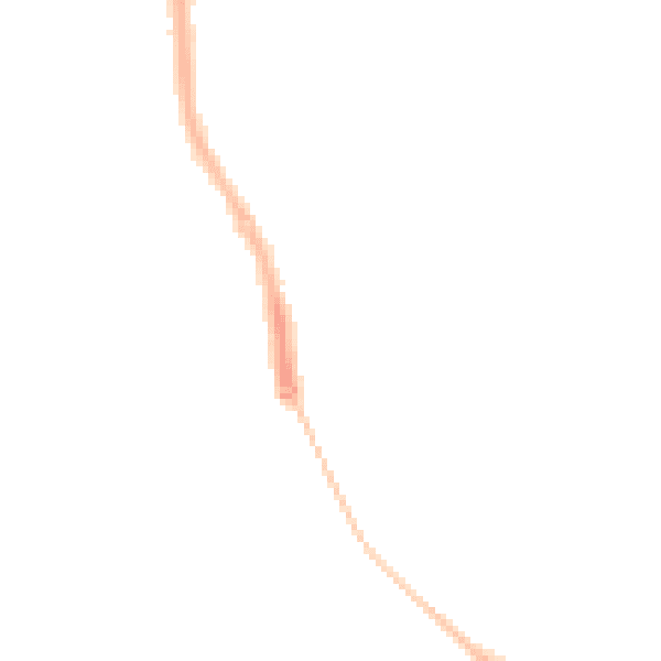 Night-time road noise heatmap for CV6 2JZ
