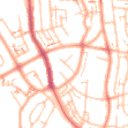 Daytime road noise heatmap for CV6 2LA
