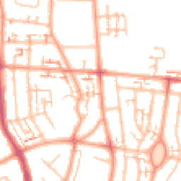 Daytime road noise heatmap for CV6 2LQ