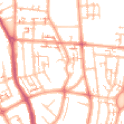 Daytime road noise heatmap for CV6 2LS