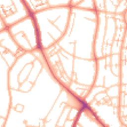 Daytime road noise heatmap for CV6 3AG