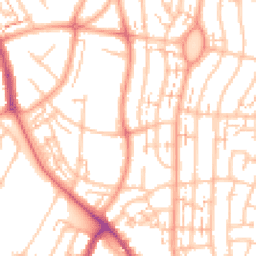 Daytime road noise heatmap for CV6 3AT