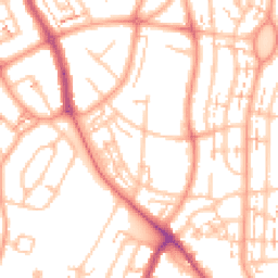 Daytime road noise heatmap for CV6 3BL