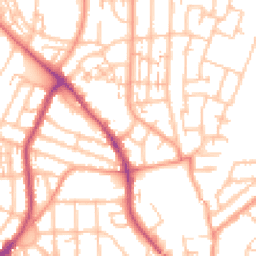 Daytime road noise heatmap for CV6 3BW