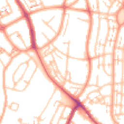 Daytime road noise heatmap for CV6 3HE