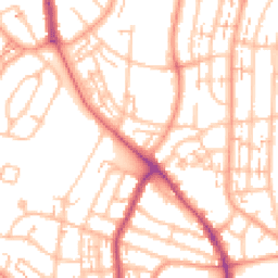 Daytime road noise heatmap for CV6 3HG