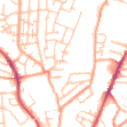Daytime road noise heatmap for CV6 3LB