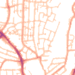 Daytime road noise heatmap for CV6 3LD