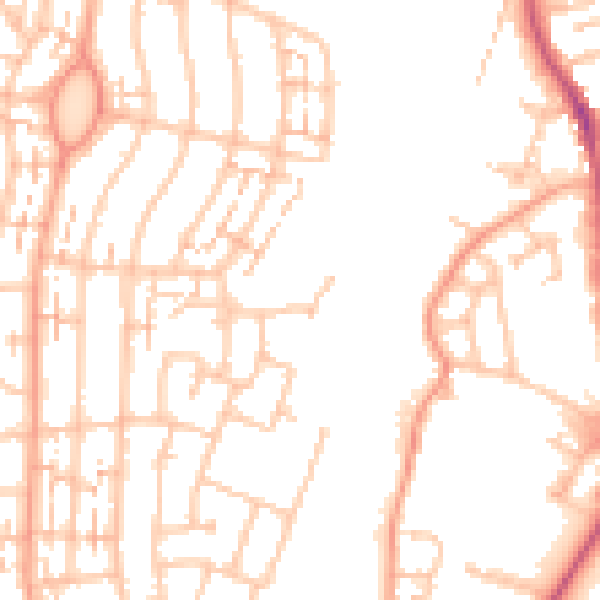 Daytime road noise heatmap for CV6 3LS