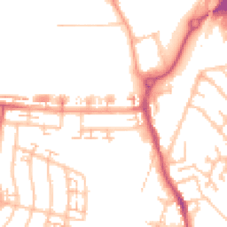 Daytime road noise heatmap for CV6 4BE