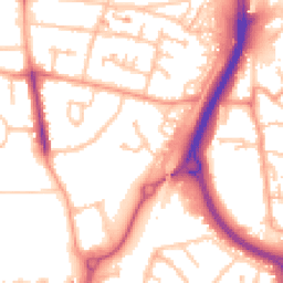 Daytime road noise heatmap for CV6 4BJ