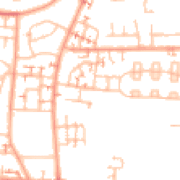 Daytime road noise heatmap for CV6 4EQ