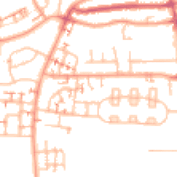 Daytime road noise heatmap for CV6 4FG