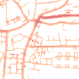 Daytime road noise heatmap for CV6 4FQ