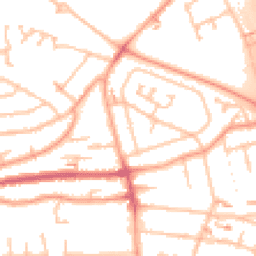 Daytime road noise heatmap for CV6 4JR