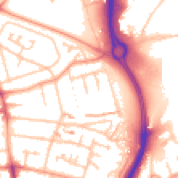 Daytime road noise heatmap for CV6 4LW