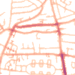 Daytime road noise heatmap for CV6 4NB