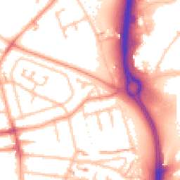Daytime road noise heatmap for CV6 4NN
