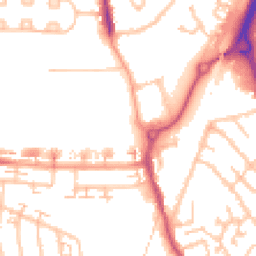 Daytime road noise heatmap for CV6 4PN