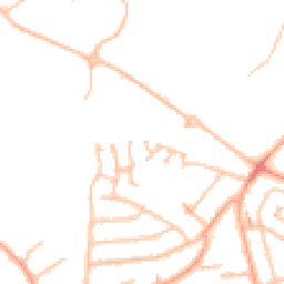 Daytime road noise heatmap for CV6 4PZ