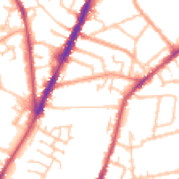 Daytime road noise heatmap for CV6 5BE