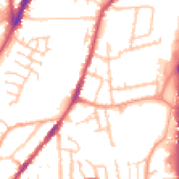Daytime road noise heatmap for CV6 5DL