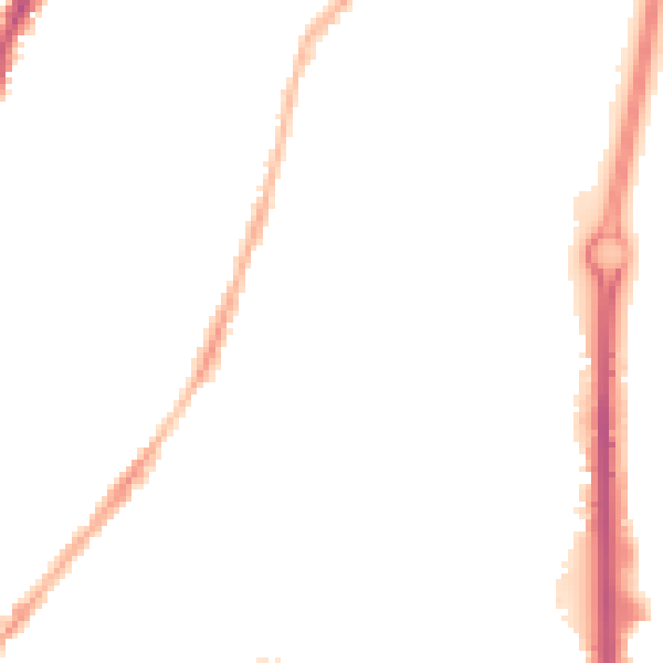 Night-time road noise heatmap for CV6 5EY