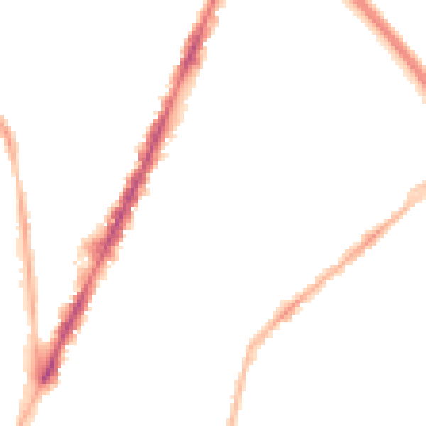 Night-time road noise heatmap for CV6 5FL