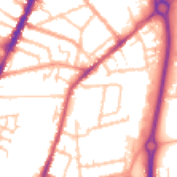 Daytime road noise heatmap for CV6 5GJ