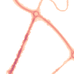 Night-time road noise heatmap for CV6 5GN