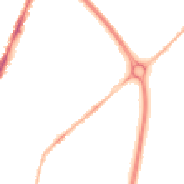 Night-time road noise heatmap for CV6 5GW